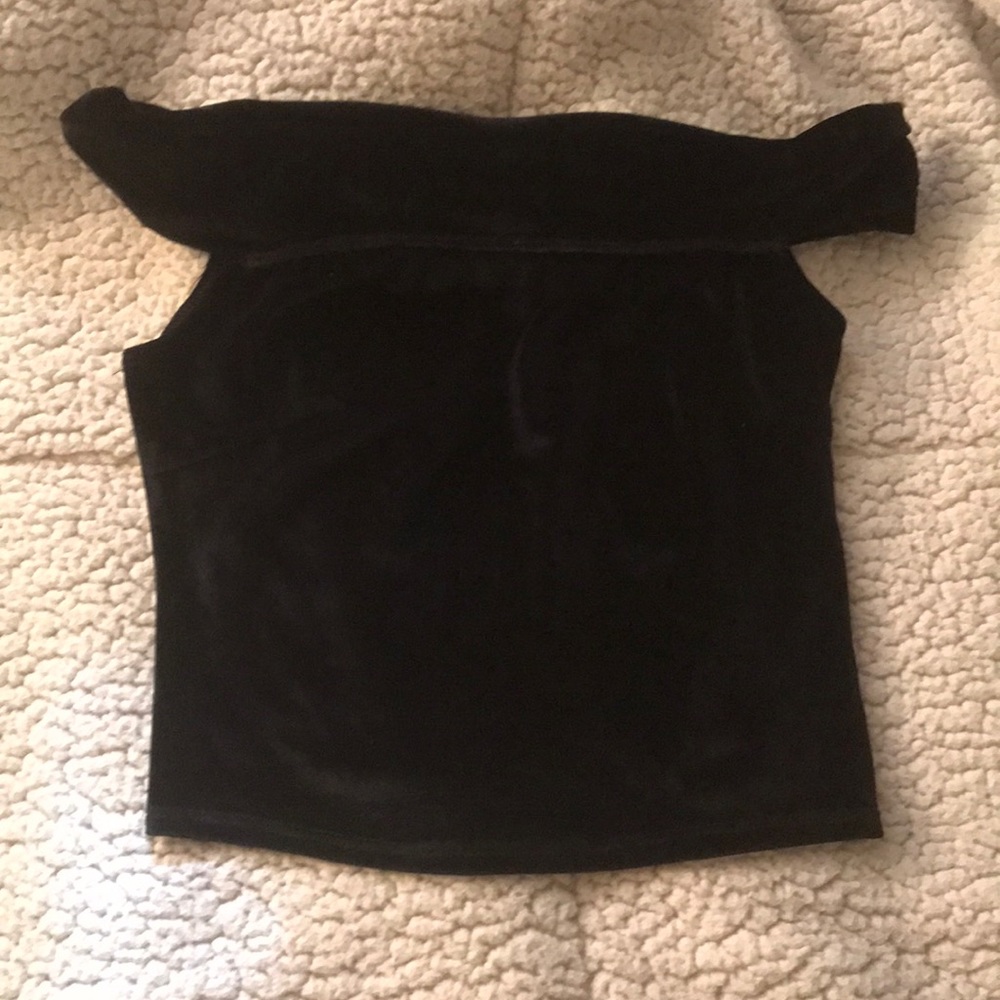 Off the shoulder crop top